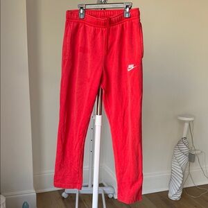 Nike boys Red Sweatpants size small